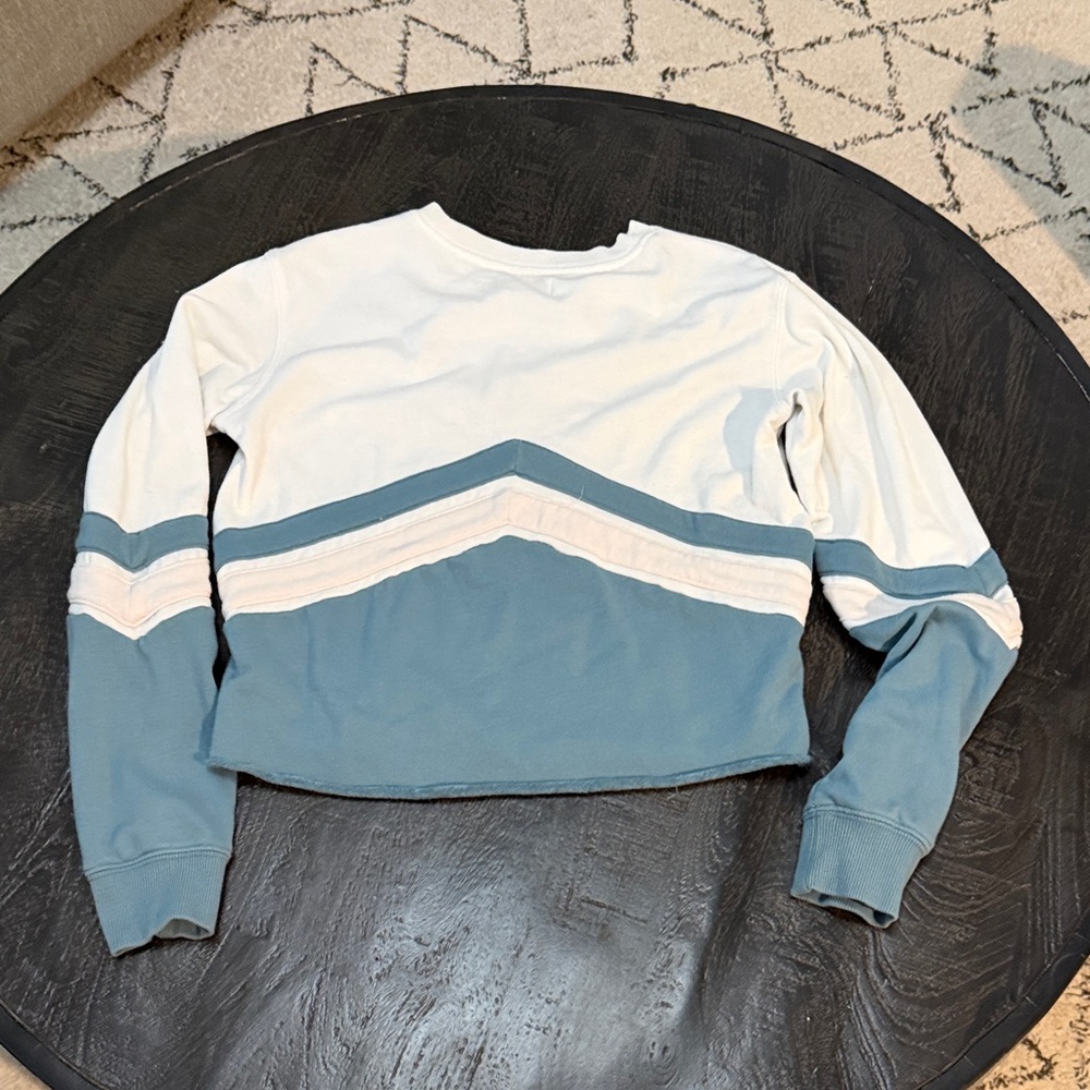 Spiritual Gangster White and Blue Long Sleeve Tee - Picture 4 of 4